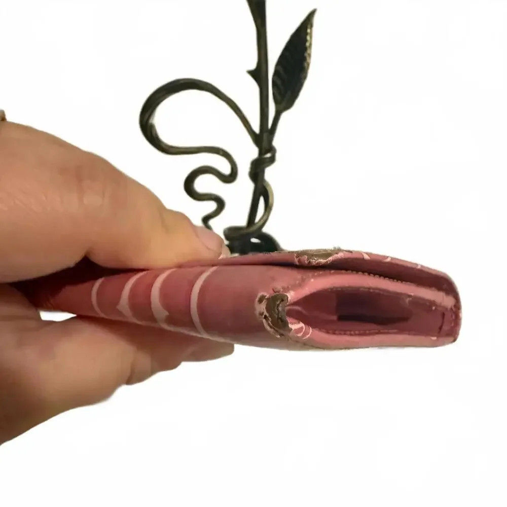 Authentic Pink Cartier Happy Birthday Long Wallet- GUC